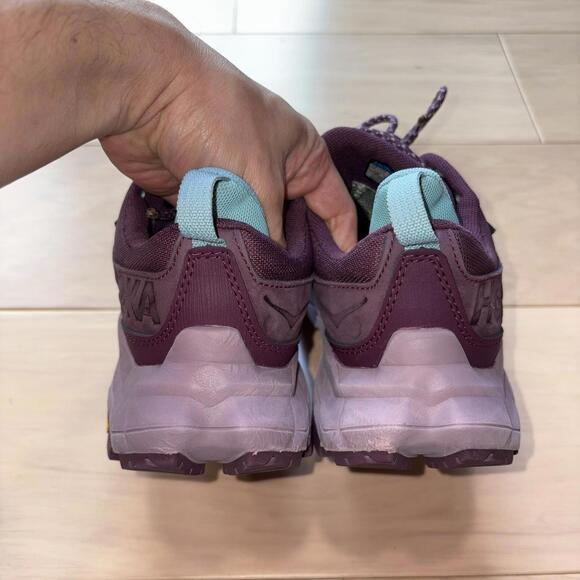 Hoka One One Womens Anacapa Low GTX Purple Size 9 B Trail Hiking Outdoor Lace Up - Picture 6 of 8